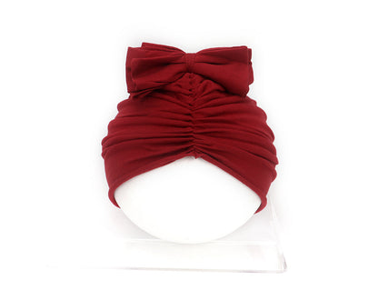 Cute Baby Hat Newborn Soft Baby Girl Hat Turban Infant Toddler Baby Cap Bonnet Headwraps PureLittleBloom.Co