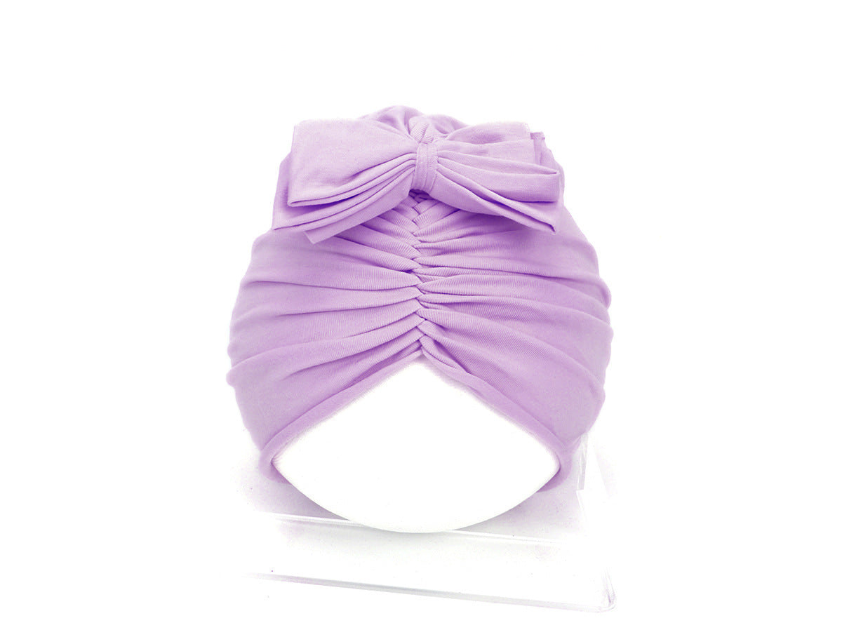 Cute Baby Hat Newborn Soft Baby Girl Hat Turban Infant Toddler Baby Cap Bonnet Headwraps PureLittleBloom.Co