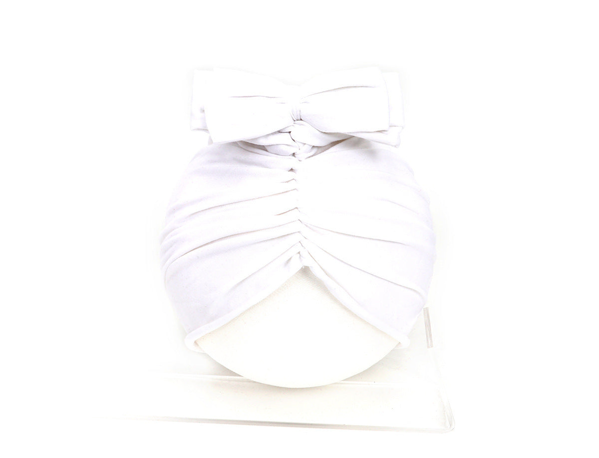 Cute Baby Hat Newborn Soft Baby Girl Hat Turban Infant Toddler Baby Cap Bonnet Headwraps PureLittleBloom.Co