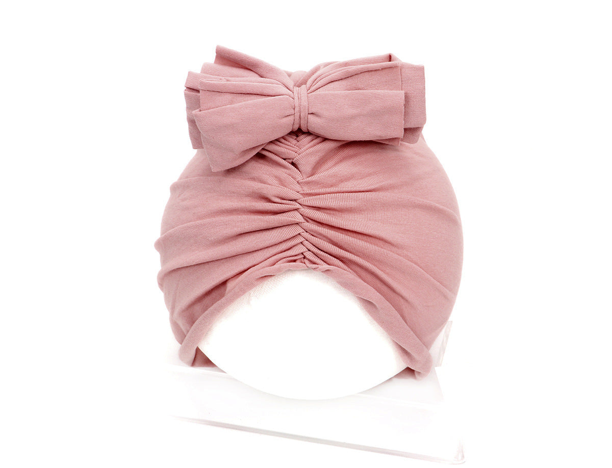 Cute Baby Hat Newborn Soft Baby Girl Hat Turban Infant Toddler Baby Cap Bonnet Headwraps PureLittleBloom.Co