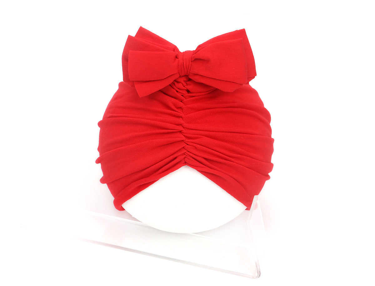Cute Baby Hat Newborn Soft Baby Girl Hat Turban Infant Toddler Baby Cap Bonnet Headwraps PureLittleBloom.Co