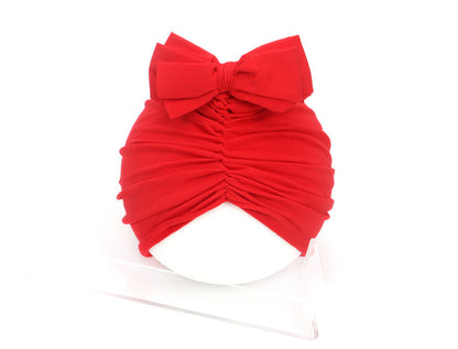 Cute Baby Hat Newborn Soft Baby Girl Hat Turban Infant Toddler Baby Cap Bonnet Headwraps PureLittleBloom.Co