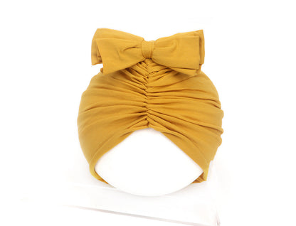 Cute Baby Hat Newborn Soft Baby Girl Hat Turban Infant Toddler Baby Cap Bonnet Headwraps PureLittleBloom.Co