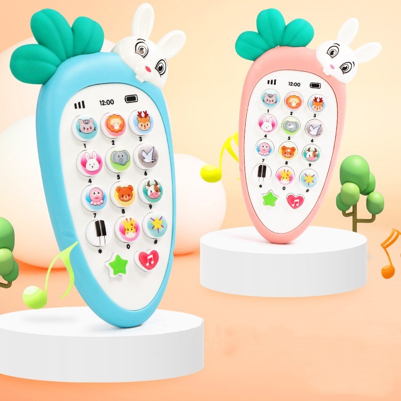 Baby Electronic Phone Toys Music Early Childhood Educational Toys Multi-function Simulation Phone Toys PureLittleBloom.Co