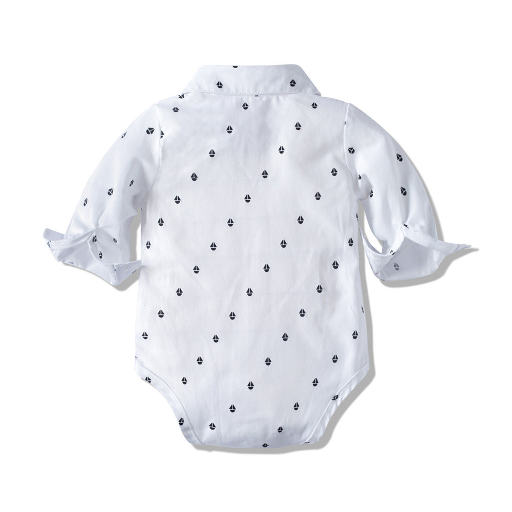 Autumn New Long Sleeve Khaki Suit Infant Clothing Boys' Gentleman Children'S Clothing PureLittleBloom.Co