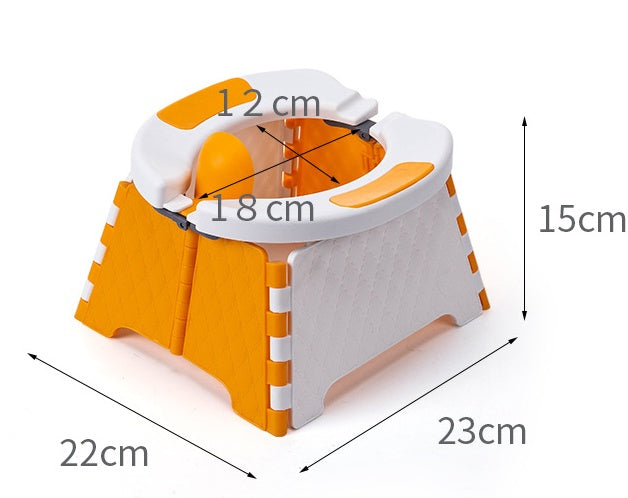 Baby Potty Training Seat Kids Toddler Outdoor Portable Folding Toilet Urinal Pot PureLittleBloom.Co