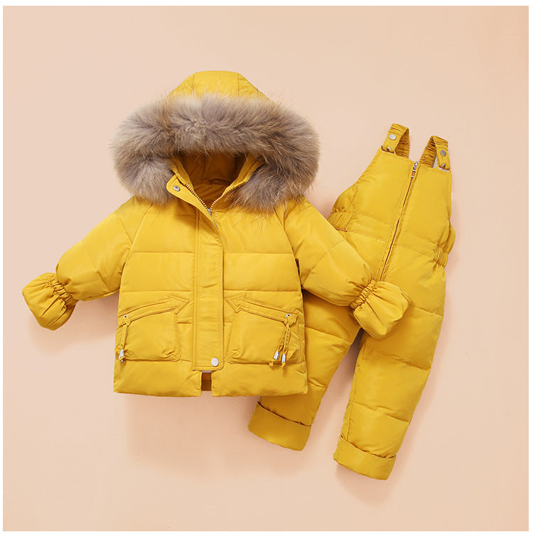 Children'S Down Jackets, Baby Down Suits, Two-Piece Winter Suits For Boys And Girls PureLittleBloom.Co
