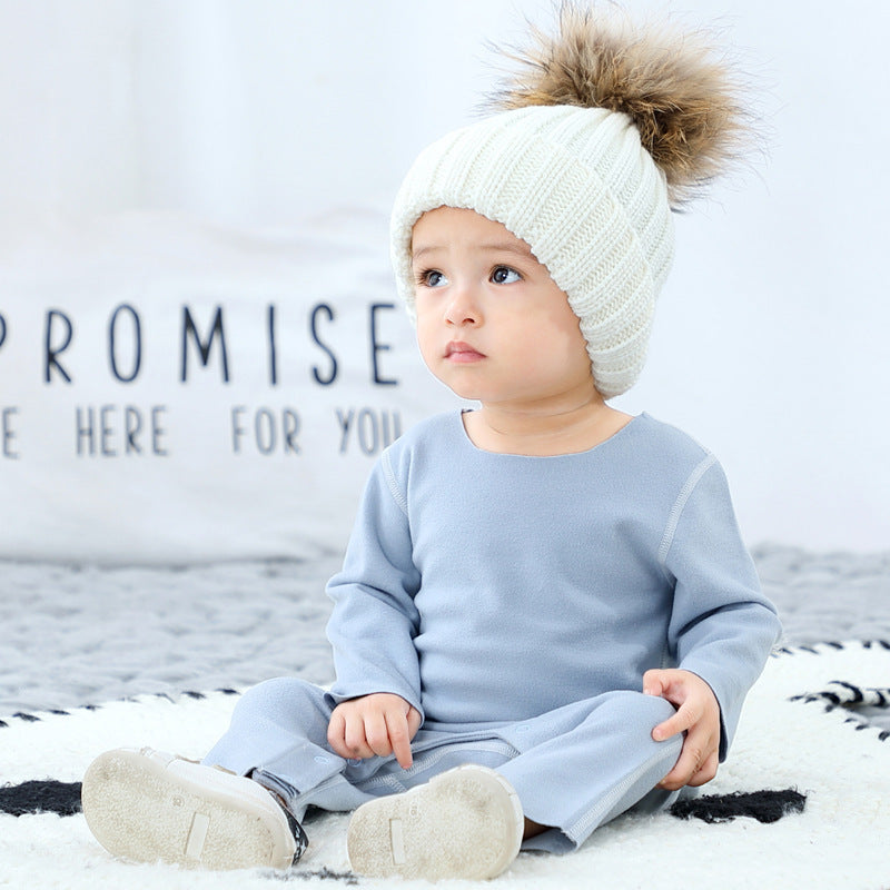 Baby clothes pajamas climbing clothes PureLittleBloom.Co
