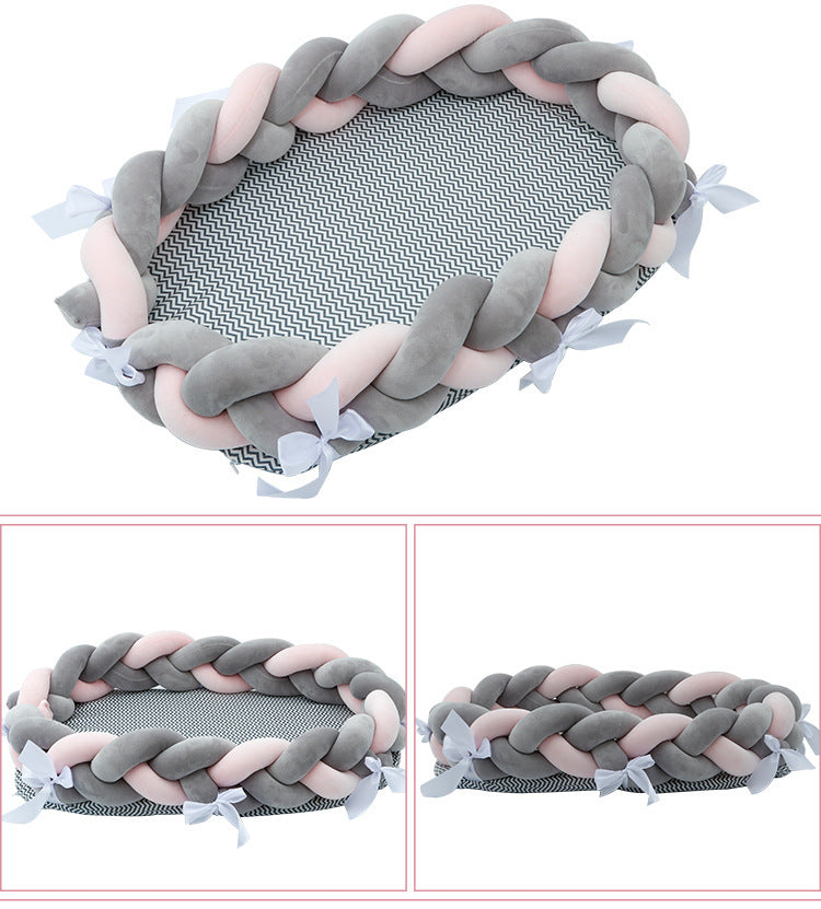 Woven Twist Baby Bionic Bed PureLittleBloom.Co