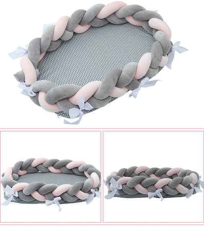 Woven Twist Baby Bionic Bed PureLittleBloom.Co