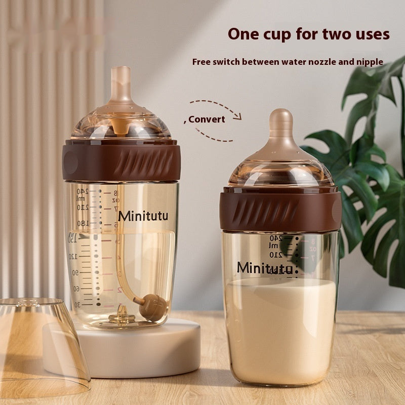 Newborn PPSU Temperature-sensing Feeding Bottle Anti-flatulence Choke Proof PureLittleBloom.Co