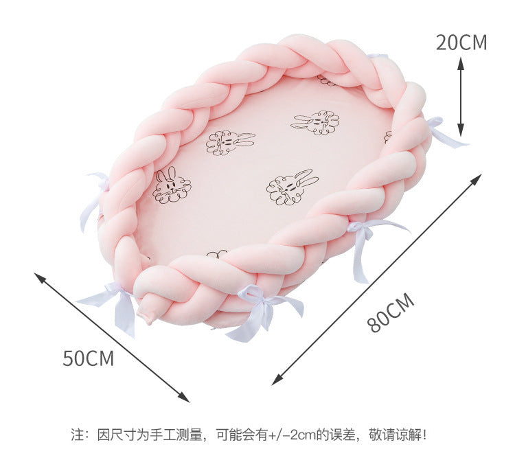 Woven Twist Baby Bionic Bed PureLittleBloom.Co