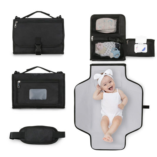 Folding Waterproof Portable Baby Diaper Pad PureLittleBloom.Co