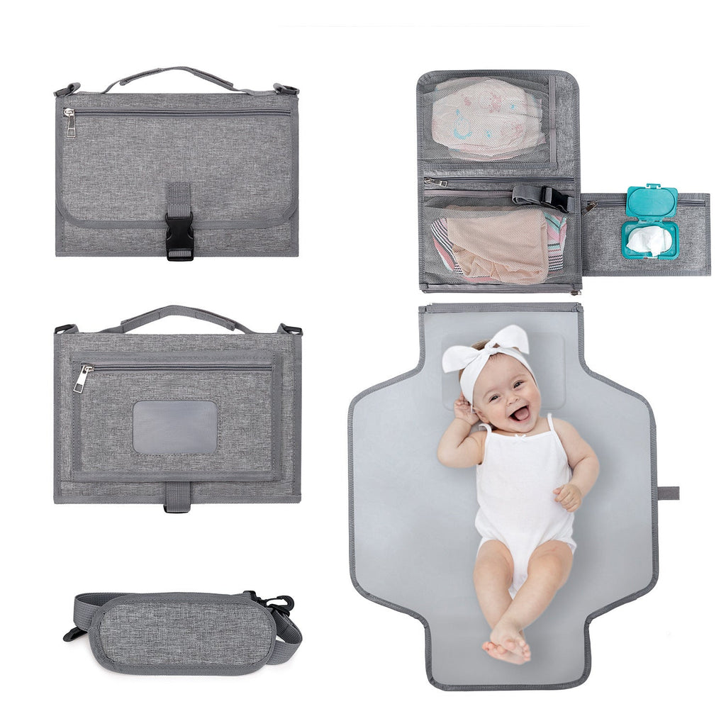 Folding Waterproof Portable Baby Diaper Pad PureLittleBloom.Co
