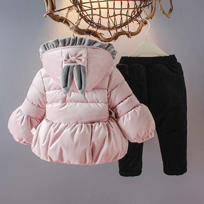 Winter children's suit with hood PureLittleBloom.Co