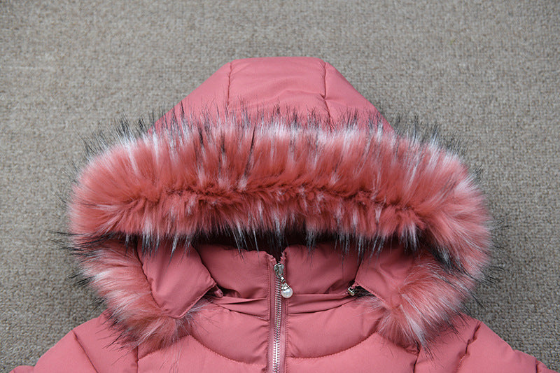 Thicken warm girls' cotton coat PureLittleBloom.Co