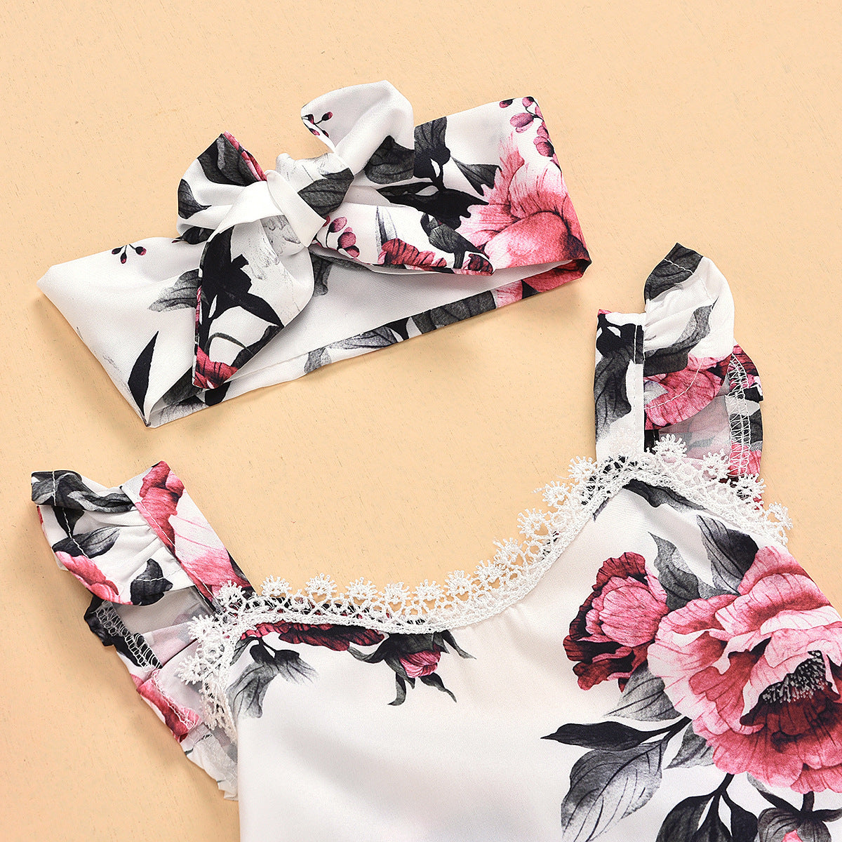 Baby print jumpsuit PureLittleBloom.Co