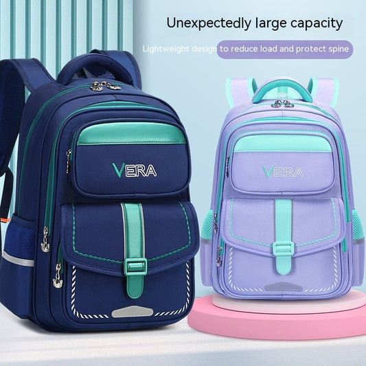 Backpack Spine Protection Waterproof Large Capacity PureLittleBloom.Co