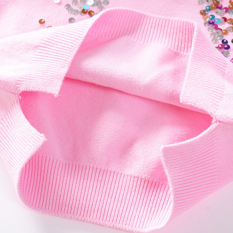 Baby single layer sequin bottoming shirt PureLittleBloom.Co