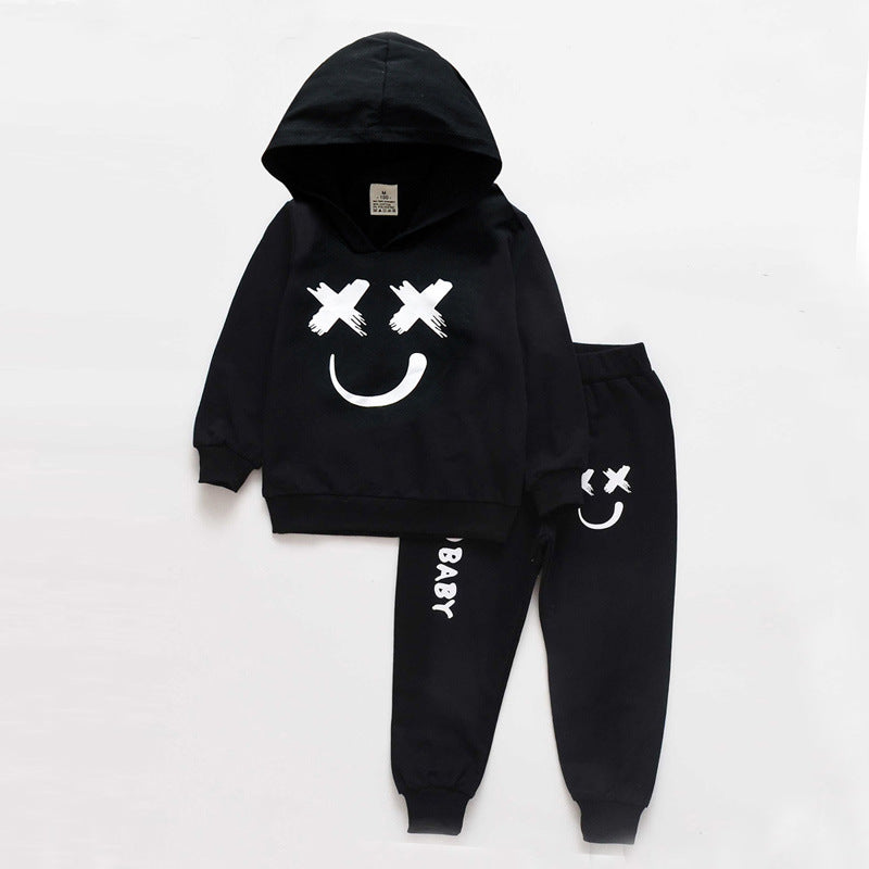 Children's printed long-sleeved casual suit PureLittleBloom.Co