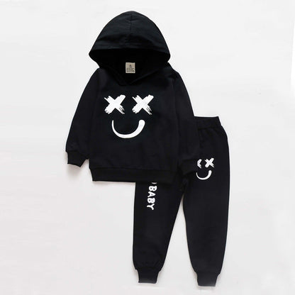 Children's printed long-sleeved casual suit PureLittleBloom.Co