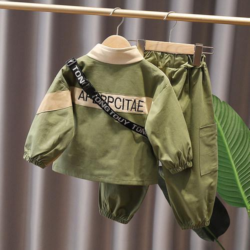 Two-piece Suit Of Handsome Children's Clothing PureLittleBloom.Co