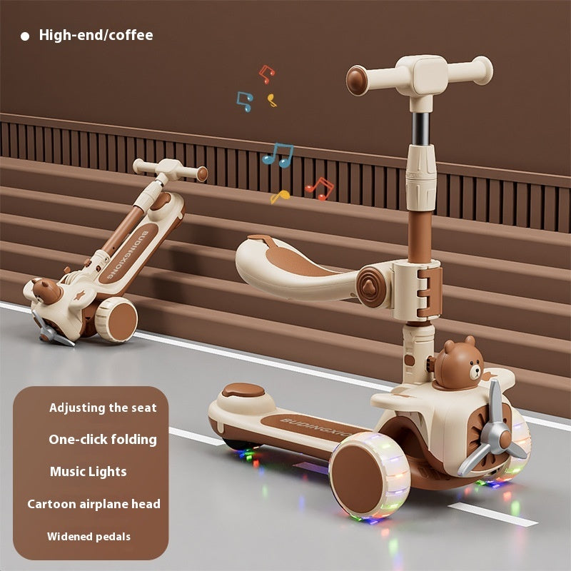 Scooter Children's Pedal Walker Car Three-in-one PureLittleBloom.Co