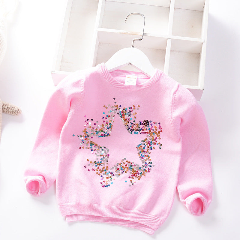 Baby single layer sequin bottoming shirt PureLittleBloom.Co