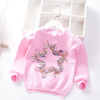Baby single layer sequin bottoming shirt PureLittleBloom.Co