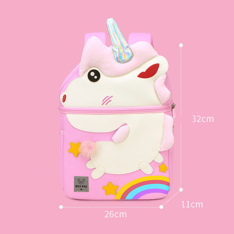 Kindergarten school bag Korean cute children cartoon school bag PureLittleBloom.Co