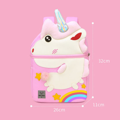 Kindergarten school bag Korean cute children cartoon school bag PureLittleBloom.Co
