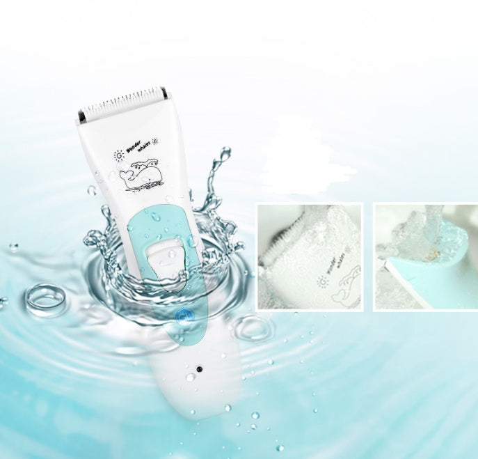 Baby Electric Hair Clipper USB Rechargeable Waterproof Hair Trimmer PureLittleBloom.Co