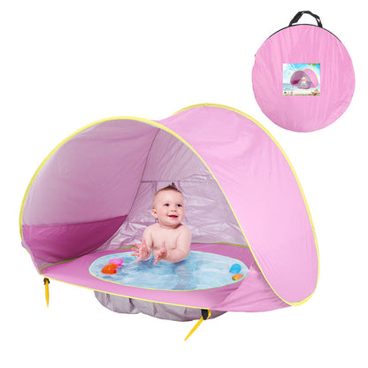 Baby Beach Tent Kids Outdoor Camping Easy Fold Up Waterproof  Up Sun Awning Tent UV-protecting PureLittleBloom.Co