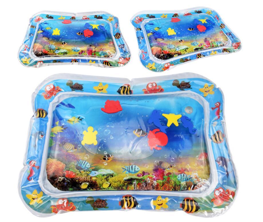 Baby Inflatable Water Mat, Infants Summer Beach Water Mat Patted Pad Water Cushion For Infants Toddlers Summer Activity Play Toys Baby Pillows PureLittleBloom.Co