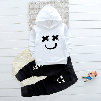 Children's printed long-sleeved casual suit PureLittleBloom.Co