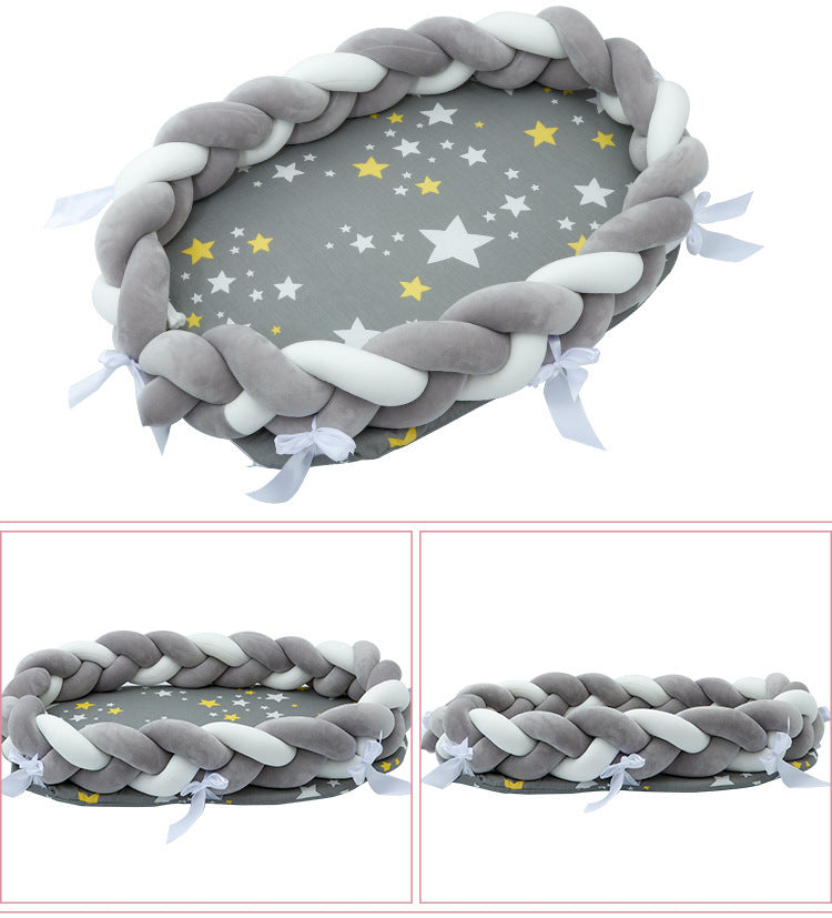Woven Twist Baby Bionic Bed PureLittleBloom.Co