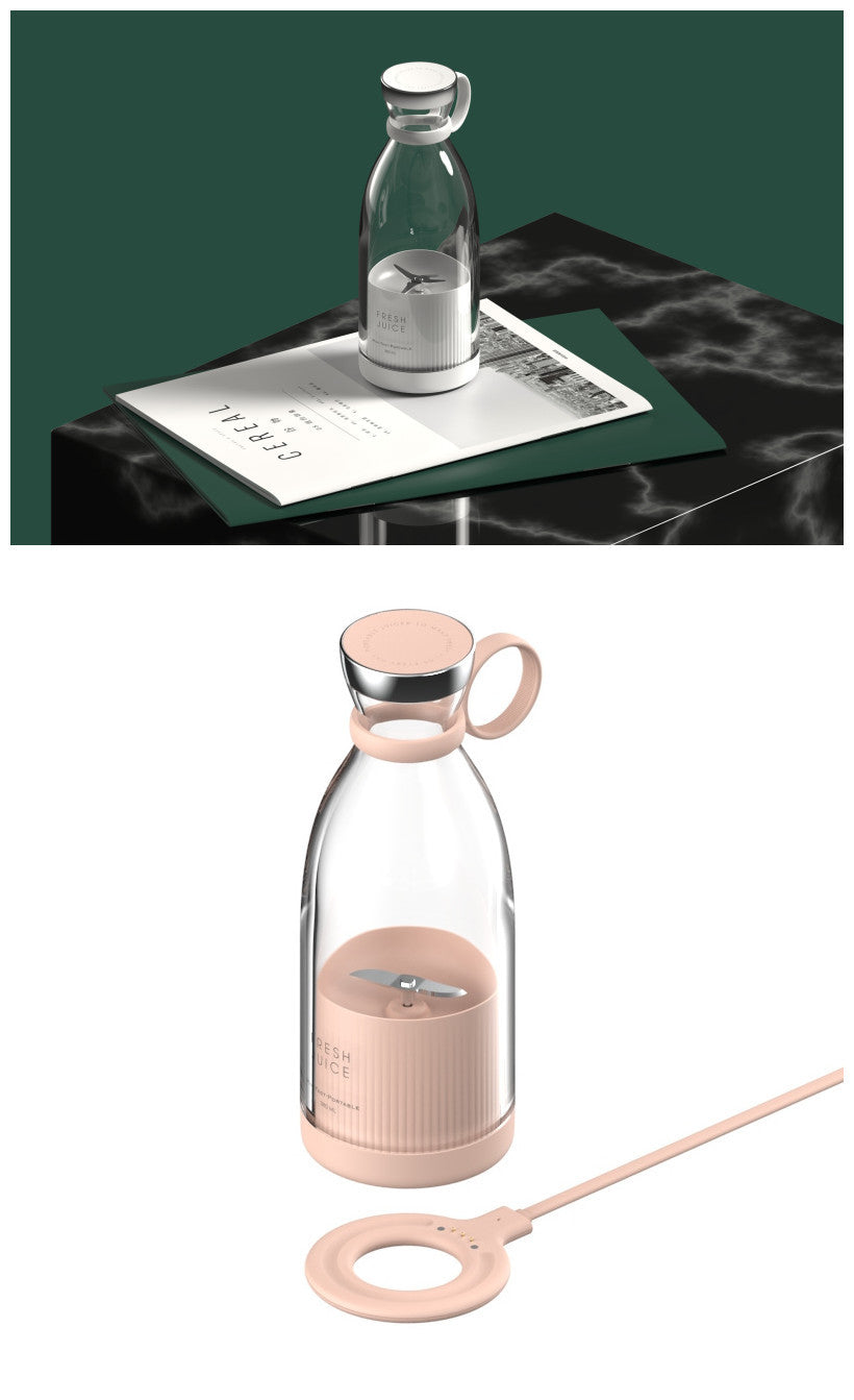 350ML Electric Juicer Blender Mixer USB Rechargeable Machine Household Portable Blender Maker Cup Kitchen Tool Kit PureLittleBloom.Co