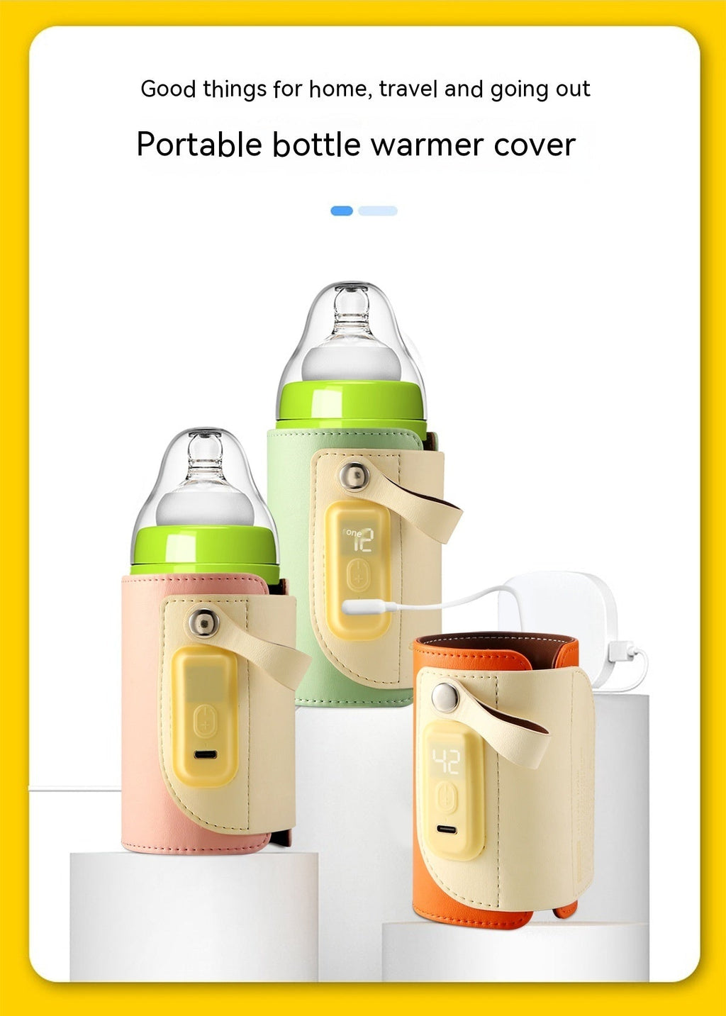 Constant Temperature Baby Heating Insulating Milk Bottle Night Out Portable Heat-holding Bottle Cover PureLittleBloom.Co