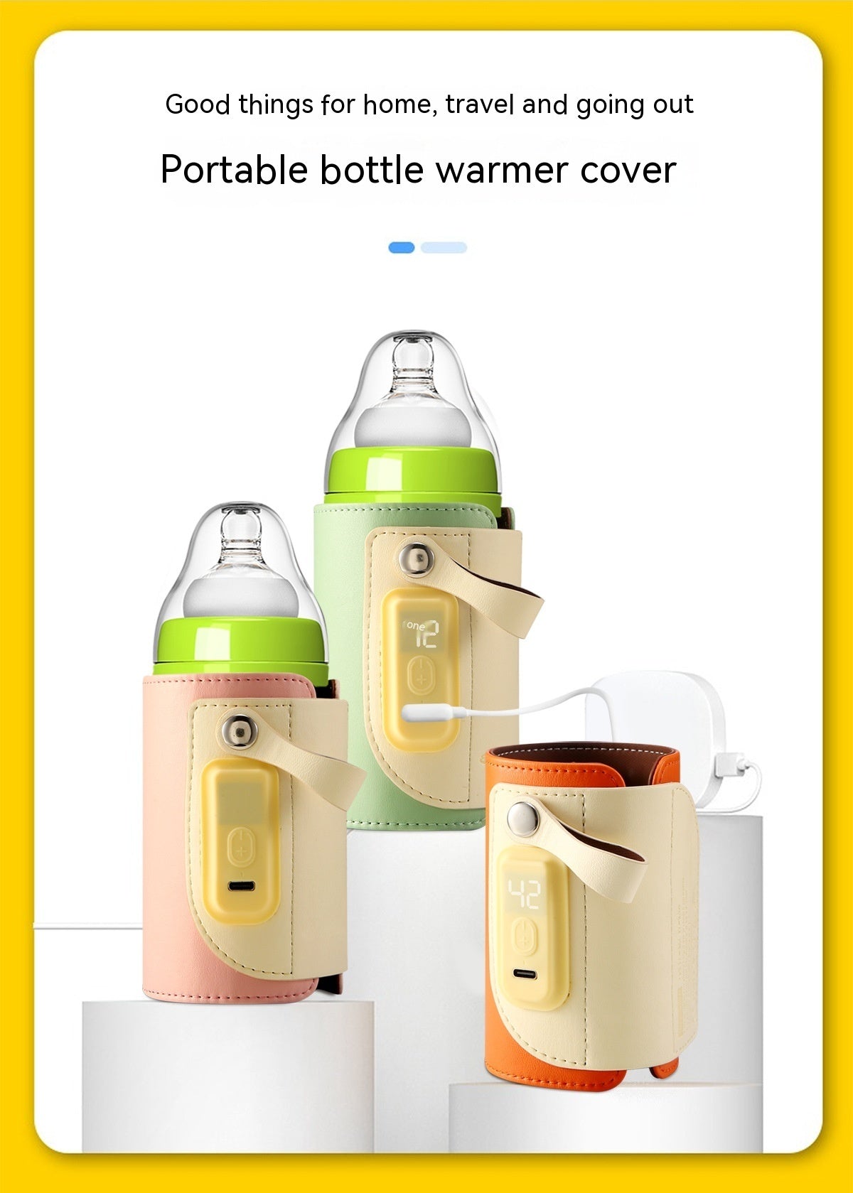Constant Temperature Baby Heating Insulating Milk Bottle Night Out Portable Heat-holding Bottle Cover PureLittleBloom.Co