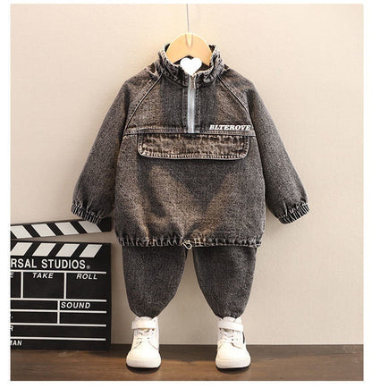 Boys Spring Clothing New Clothes Fashionable Handsome Children's Clothing PureLittleBloom.Co