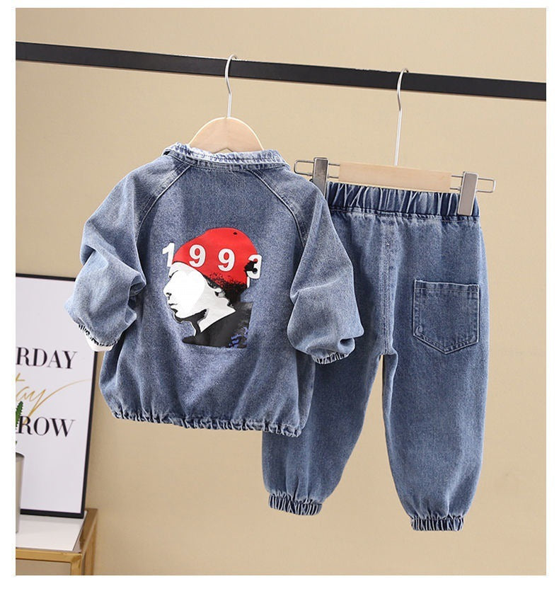 Boys Spring Clothing New Clothes Fashionable Handsome Children's Clothing PureLittleBloom.Co
