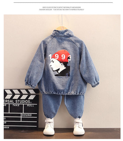 Boys Spring Clothing New Clothes Fashionable Handsome Children's Clothing PureLittleBloom.Co