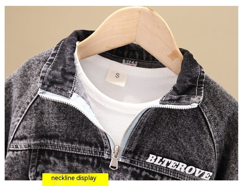 Boys Spring Clothing New Clothes Fashionable Handsome Children's Clothing PureLittleBloom.Co