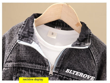 Boys Spring Clothing New Clothes Fashionable Handsome Children's Clothing PureLittleBloom.Co