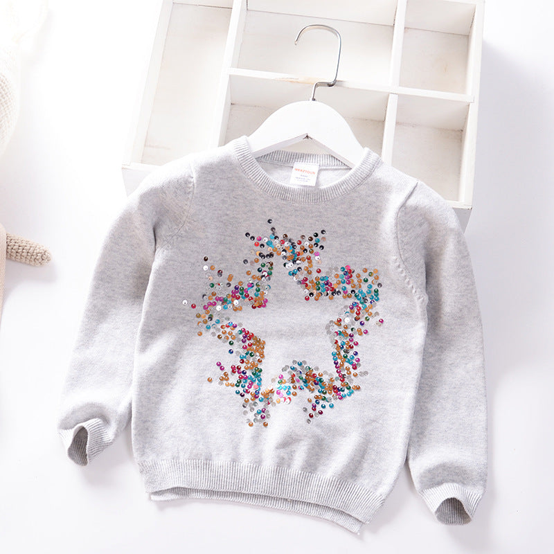 Baby single layer sequin bottoming shirt PureLittleBloom.Co