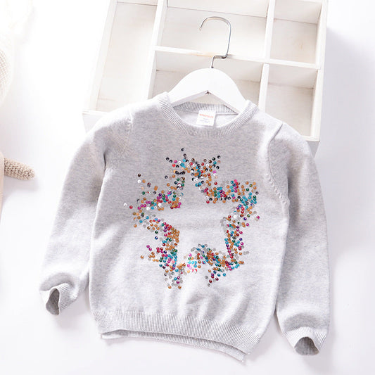 Baby single layer sequin bottoming shirt PureLittleBloom.Co