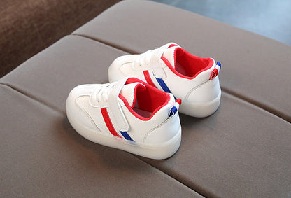 Kimmy White LED Sneakers Shoes PureLittleBloom.Co