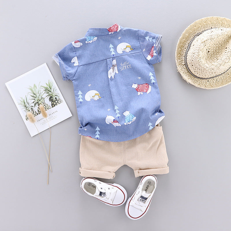 Summer New Children's Clothing Korean Boy Baby Infant Child PureLittleBloom.Co
