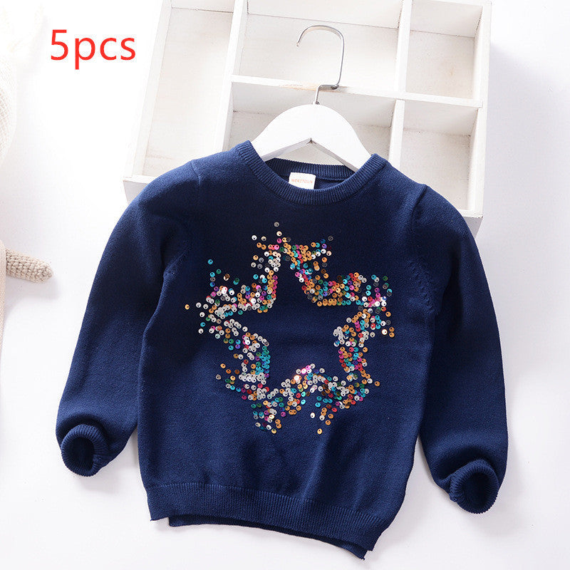 Baby single layer sequin bottoming shirt PureLittleBloom.Co