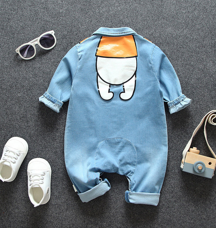 Baby denim jumpsuit PureLittleBloom.Co